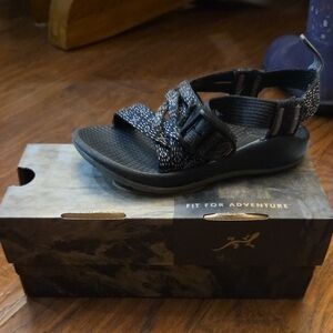 Chaco Kids Black and Gray Sandals